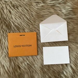 Louis Vuitton Card and Envelope Set